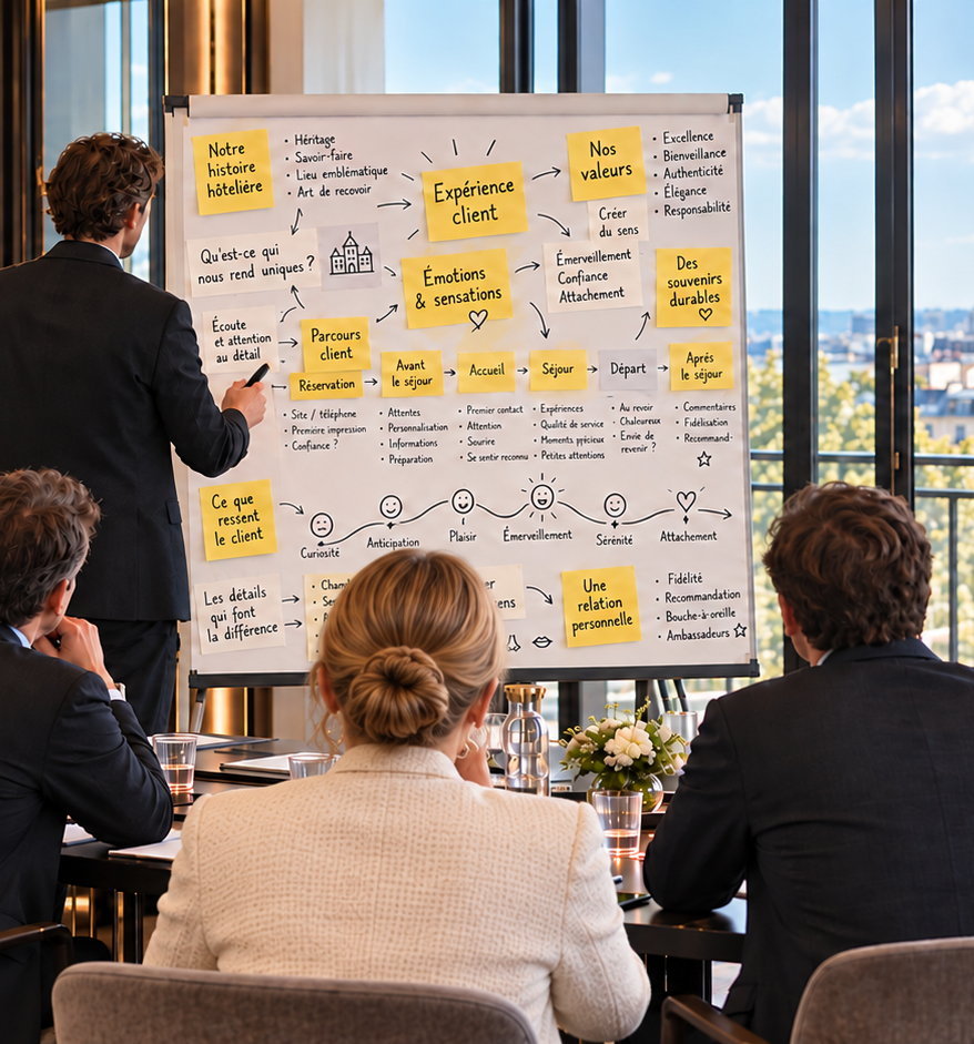 Atelier collectif autour de l’histoire et de l’expérience client